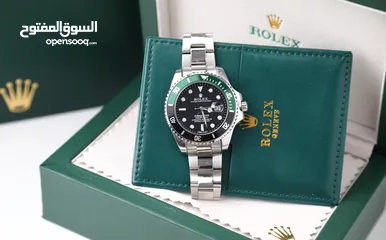  20 عروض نار وشرار  ساعة رولكس ماستر كوبي ون أعلى صنف Aتربل ماكينة يابانية بطاقة كفالة لمدة سنة كاملة