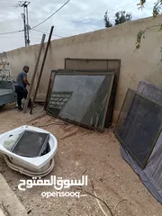  5 ، شبابيك المنيوم دبل مع ابواب المنيوم دبل