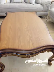  2 طاولات خشب زان