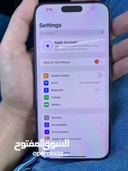  6 ايفون 15 برو ماكس امريكي لون اسود ميتالك 256 GB
