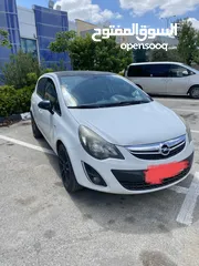  6 اوبل كورسا 2013 بحالة جيده
