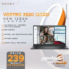  1 لابتوب ديل فوسترو آي ثري VOSTRO 3520 2022) NEW 12 GEN LAPTOP i3)