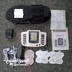  2 جهاز المساج تينز الكهربائي لتحفيز الاعصاب و العضلات بالتردد الكهربائي مع حذاء مساج القدمين
