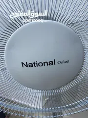  2 مروحة National Deluxe 18  انش خمس فراشات اربع سرعات للبيع بسعر حرق