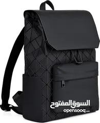 1 Shock Absorbing Waterproof Laptop Backpack with shoulder strap 15.6” -Black حقيبة شنتة لابتوب
