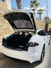  19 تيسلا موديل S 100D موديل 2018 بانوراما متحركة ، السيارة بحالة الوكالة Tesla Model S100D