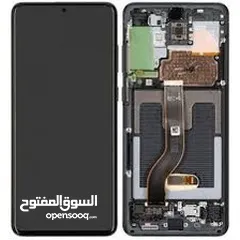  3 شاشة سامسونج S23 Ultra أصلي شركة . مع فريم