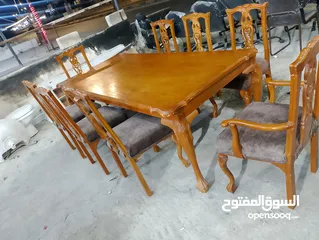  1 طاوله سفره 8 كراسي