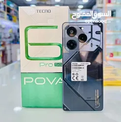  6 جهاز اخو الجديد pova 6 pro 5G رام 24 جيجا 256 مكفول بالشركة اغراضة والكرتونه الأصلية متوفر توصيل