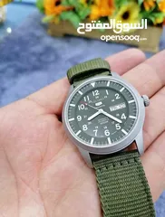  2 ساعة سيكو اوتوماتيك ياباني اصلي (Seiko 5 Military)