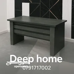  14 اختر مكتبك بعناية من تشكيلة Deep home الأنيقة، تصميم عملي، خامة فخمة، ومساحات تخزين تريح بالك! مكاتب