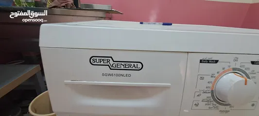  2 Super General fully automatic front load washing machine