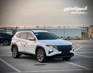  8 هونداي توسان /2022 فل الفل بدون فتحة سقف  2x4 ///240Hp بنزين + كهرباء  ( Haybrid) 1600cc