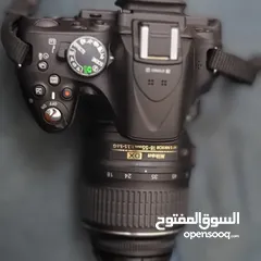  3 كاميرا نيكون D5200 مع عدستين(18-55)mm  و (55-200)mm