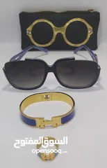  1 طقم اكسسوارات ستاتي فرنسي  غايه في الروعه والجمال نظاره هيرمز فرنسيه وسواره وخاتم هيرمز جديد..