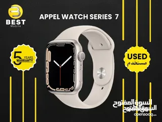  2 مستخدم بحالة الجديد ابل وتش سيريس 7 // appel watch series 7 used