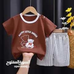  6 بيجامات للاطفال من عمر 6شهور لغاية سنتين  قطنية 100% لراحة طفلك اثناء اللعب والنوم