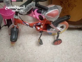  2 بسكليتات اطفال