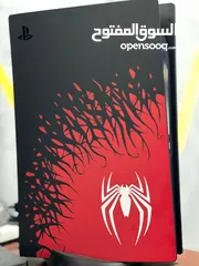  2 Ps5 spider man limited edition console lightly used  بلايستيشن 5 نسخة سبيدر مان استعمال خفيف