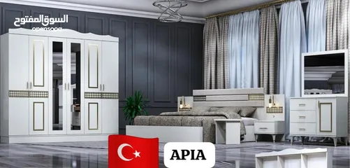  22 غرف نوم تركي 7 قطع مميزه شامل تركيب ودوشق الطبي مجاني