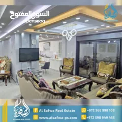  2 شقه مميزة مفروشه للايجار مع ترس قرب بلديه رام الله