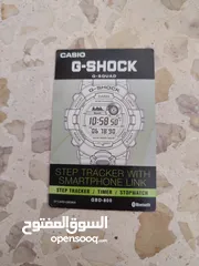  5 ساعةCasio G-Shock G-squad gbd-800-1 اصلية