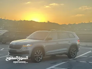  2 سكودا كودياك Sport Line  فل الفل فتحة سقف بانوراما 200 حصان  4x4- /2022  دفع رباعي 6+1
