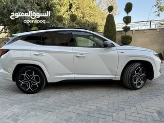  8 هونداي توسان NLine ترخيص 2023 محرك 1600 هايبرد plug in/يقطع على الشحنه 65 كيلو متر  271 حصان