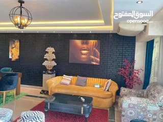  5 شقة فندقية للإيجار مفروش علي النيل vip ببرج سكني راقي للعائلات