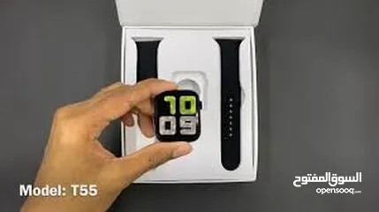  6 ساعة ذكية WATCH T55 شاشة تتش اقتران بالهاتف
