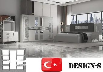  21 غرف نوم تركي وصلت حديثا شامل التركيب والدوشق مجاني