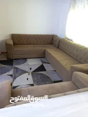  1 طقم كنب غرفة جلوس حرف L