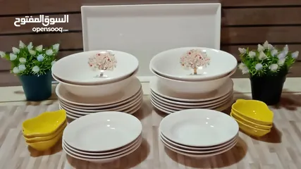  1 اطقم سفرة بورسلان ماركات