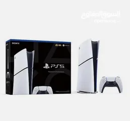  1 PlayStation 5 Digital Slim Console - Includes PS5 Console And DualSense Controll