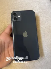  1 ايفون 11 عادي بطاريه 80 مش مفتوح ولا مغير فيه شي ولا خدش جهاز سليم