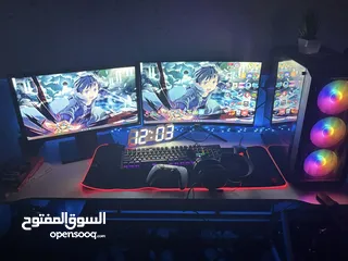  2 سيت اب كمبيوتر جيمنج مع كامل الملحقات الخاصة به