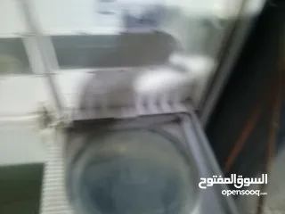  7 غساله حوضين/LGصناعه كوريه.الاصليه. 14كيلوا توب نظافه شغاله على الفحص انشالله ماتورات الشركه