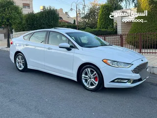  23 Ford Fusion 2018 (SE / Sport ) فل كامل فحص كامل استخدام شخصي بحال الوكالة