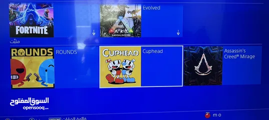 8 للبيع: PlayStation 4 Slim بحالة ممتازة + إيد أصلية + 15 لعبة.