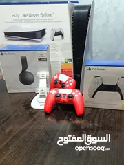  1 بلاي ستيشن 5 نسخة CD