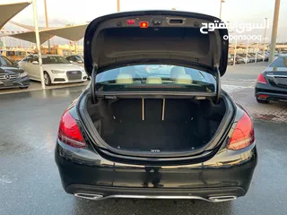  12 Mercedes C300_American_2019_Excellent_Condition _Full option