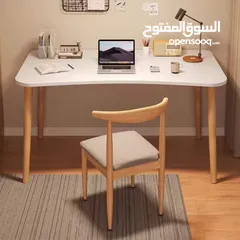  1 ميز دراسة مكتبي خشب