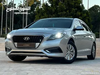  1 ‎هيونداي سوناتا هايبرد 2016 وارد كوري فحص كامل مميزة جدا للبيع بسعر  مغري