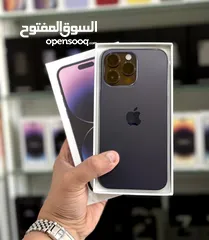  1 عرض خااص :  iPhone 14 pro max 256gb الهاتف نظيف جدا بحالة الوكالة بدون اي شموخ أو مشاكل مع الضمان