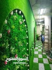  29 عشب جداري & عشب صناعي & نجيل صناعي & grass wall & wall grass & green wall