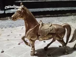  3 حصان نحاس صب قديم عدد2