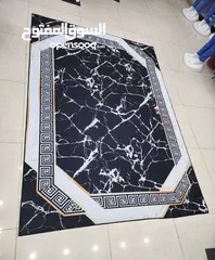  1 سجاد ثري دي مبطن ثقيل باشكال جديده مقاس 230*160