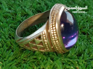  3 خاتم اماتيست (جمشت) زند عريض بسعر مغري