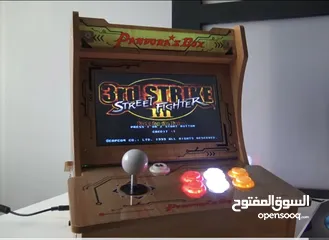  3 مستعجل - جهاز Arcade خشبي يشغل 5000 لعبة…شاشتين 10.1 انش