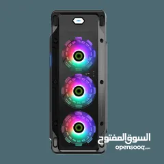  5 كيس جيمنغ  من جيماكس مضيئ رجب تصميم رهيب GAMEMAX Starlight BK Case Gaming